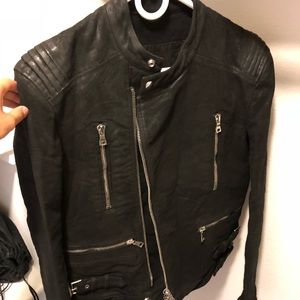 Balmain Vintage biker leather jackets